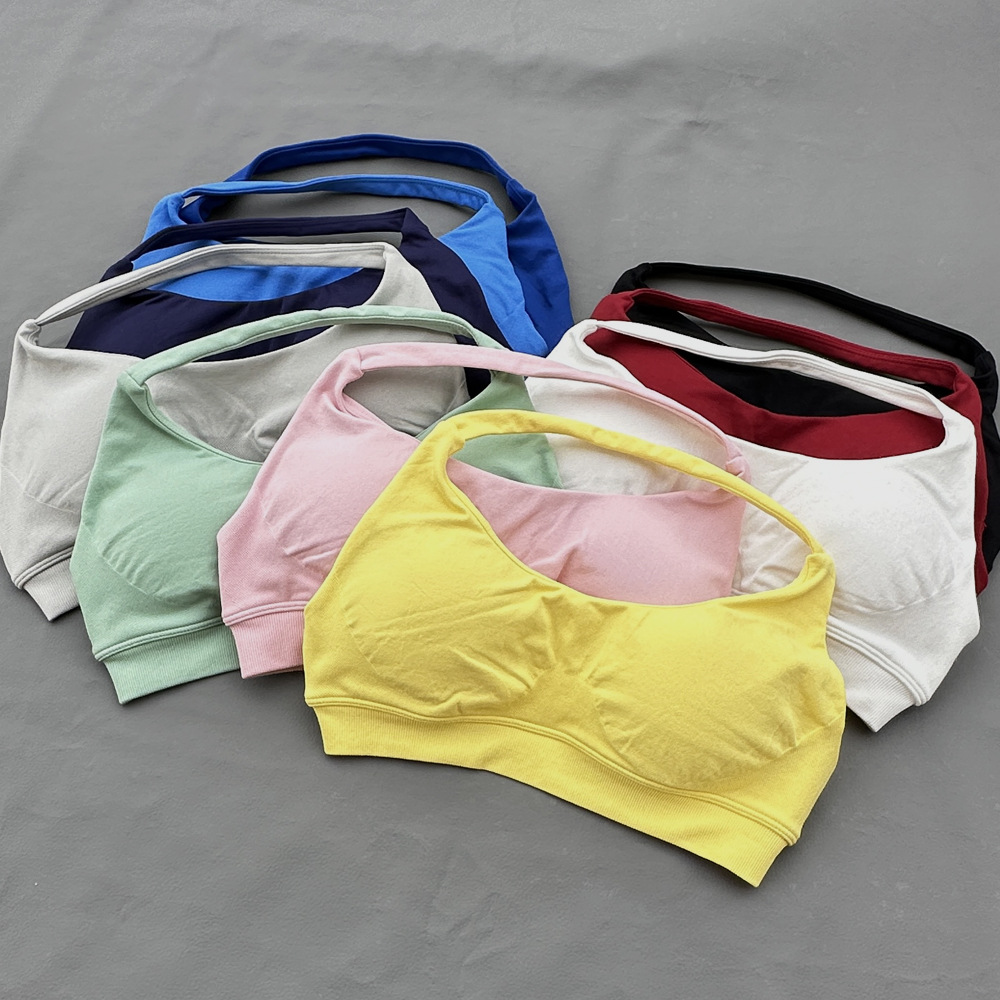 Sports Bra Women Seamless Halt - đánh giá và giá Plunge Bra Push Up