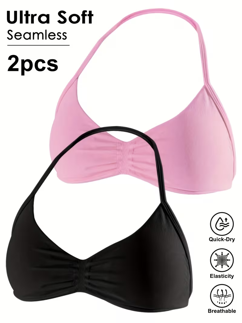 2pcs Seamless Sexy Open Back G - đánh giá và giá Plunge Bra Push Up
