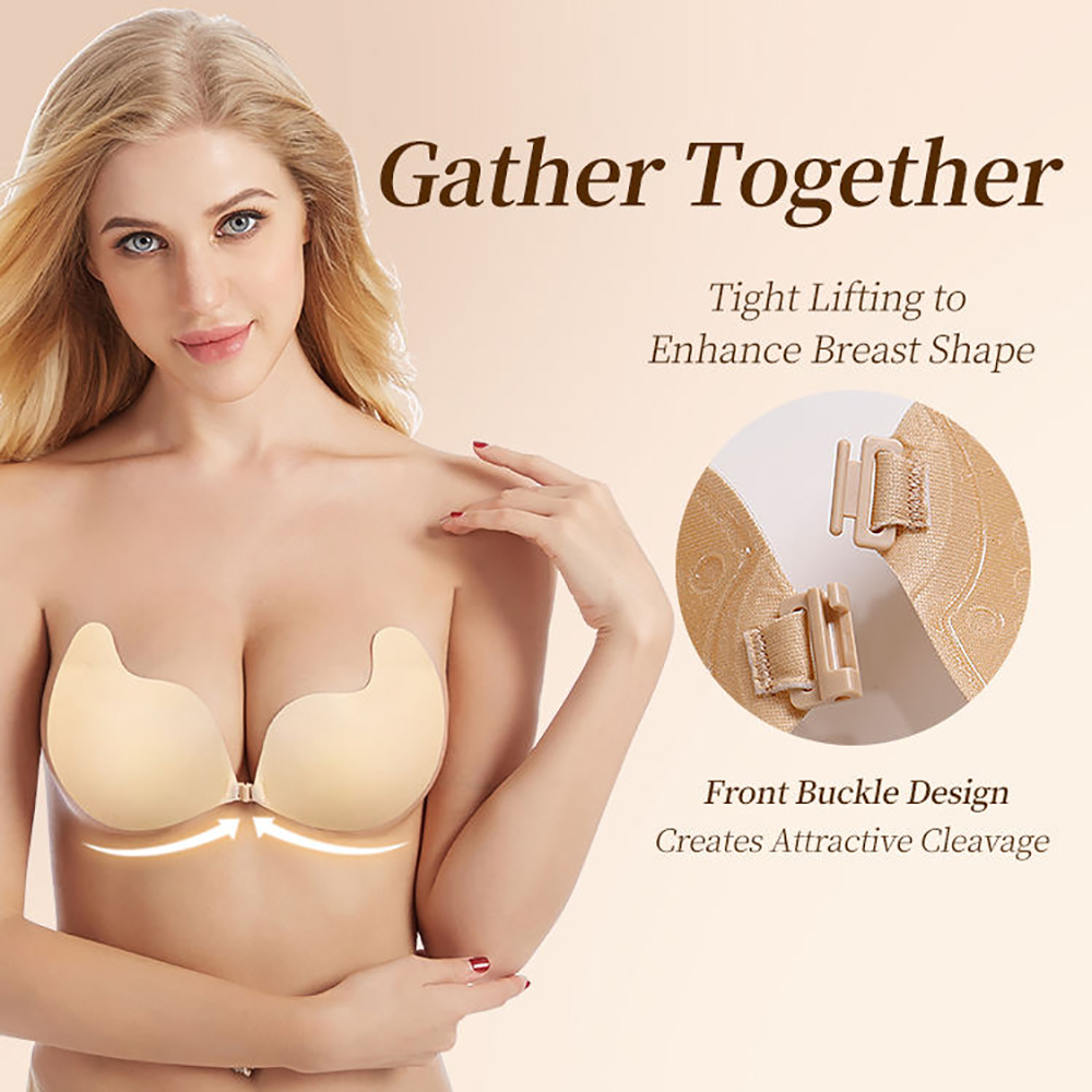 Women's Bras Invisible Push Up - đánh giá và giá Backless Bra Sticky